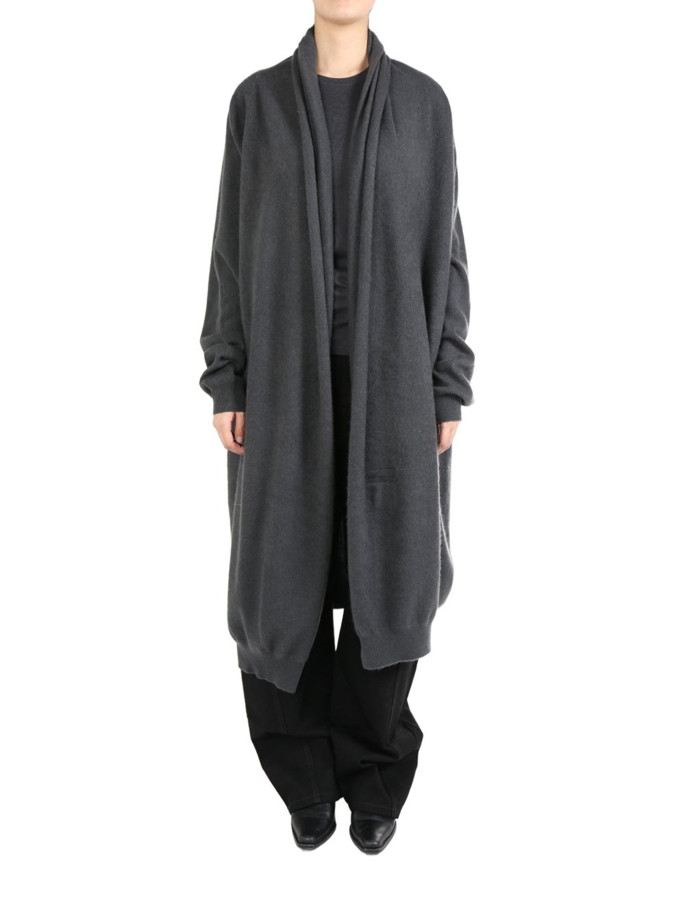Frenckenberger cashmere cardigan - 灰色