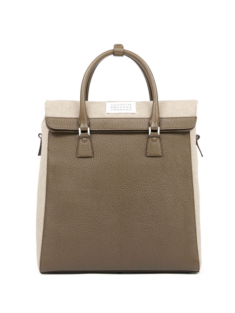 Maison Margiela 5AC Daily Vertical 皮质背包 - 中性色