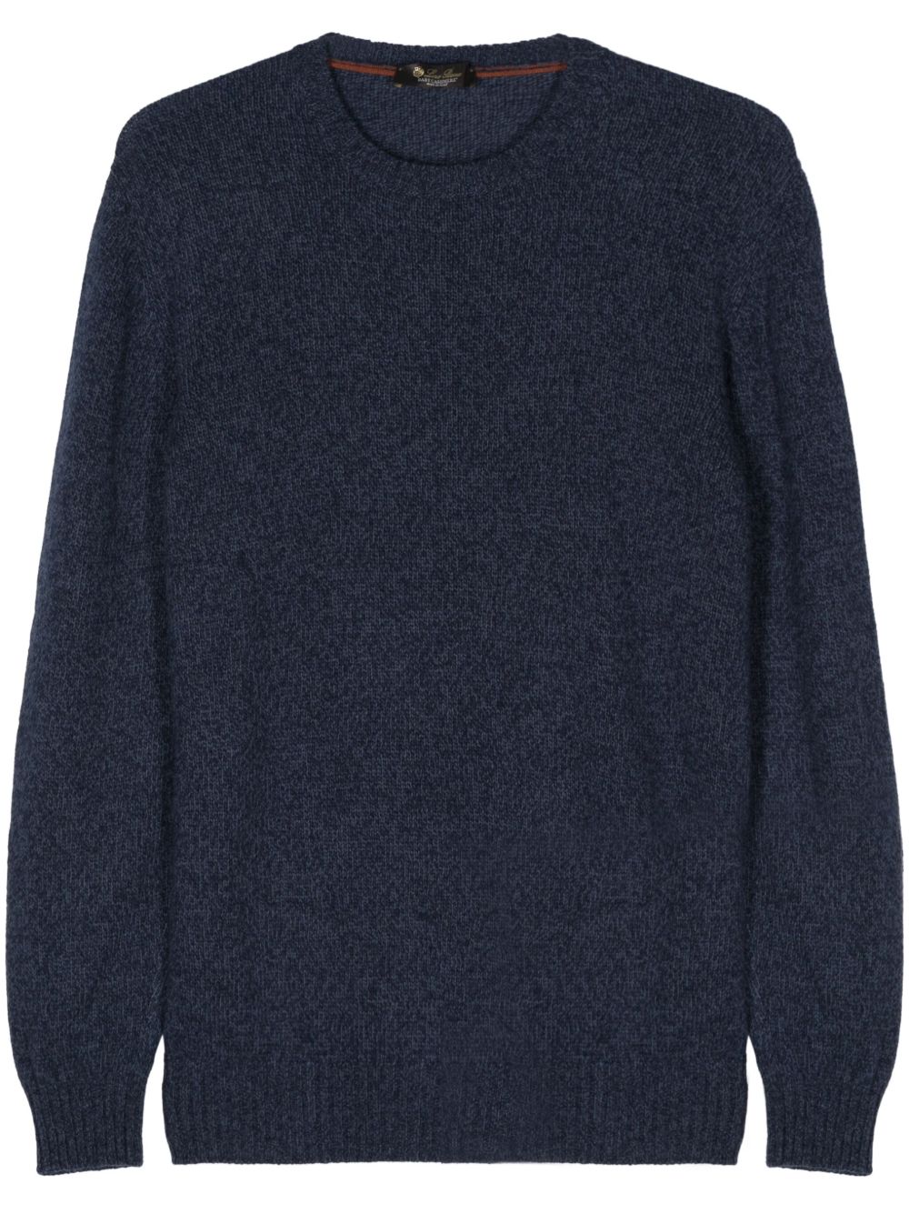 Loro Piana 混色羊绒毛衣 - 蓝色