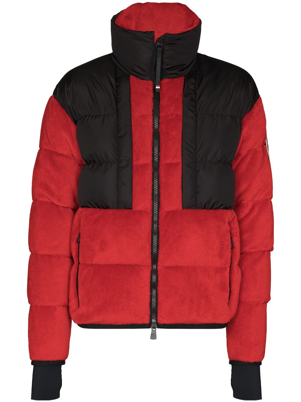 Moncler Grenoble 盟可睐·格勒诺布尔 衬垫羽绒夹克 - 红色