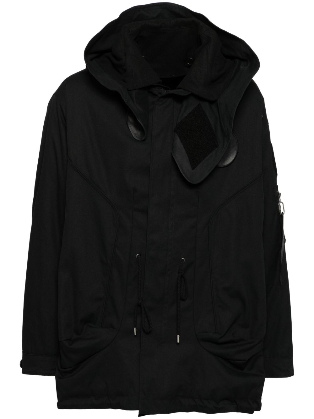 JiyongKim x Alpha Industries 日晒漂白效果外套 - 黑色