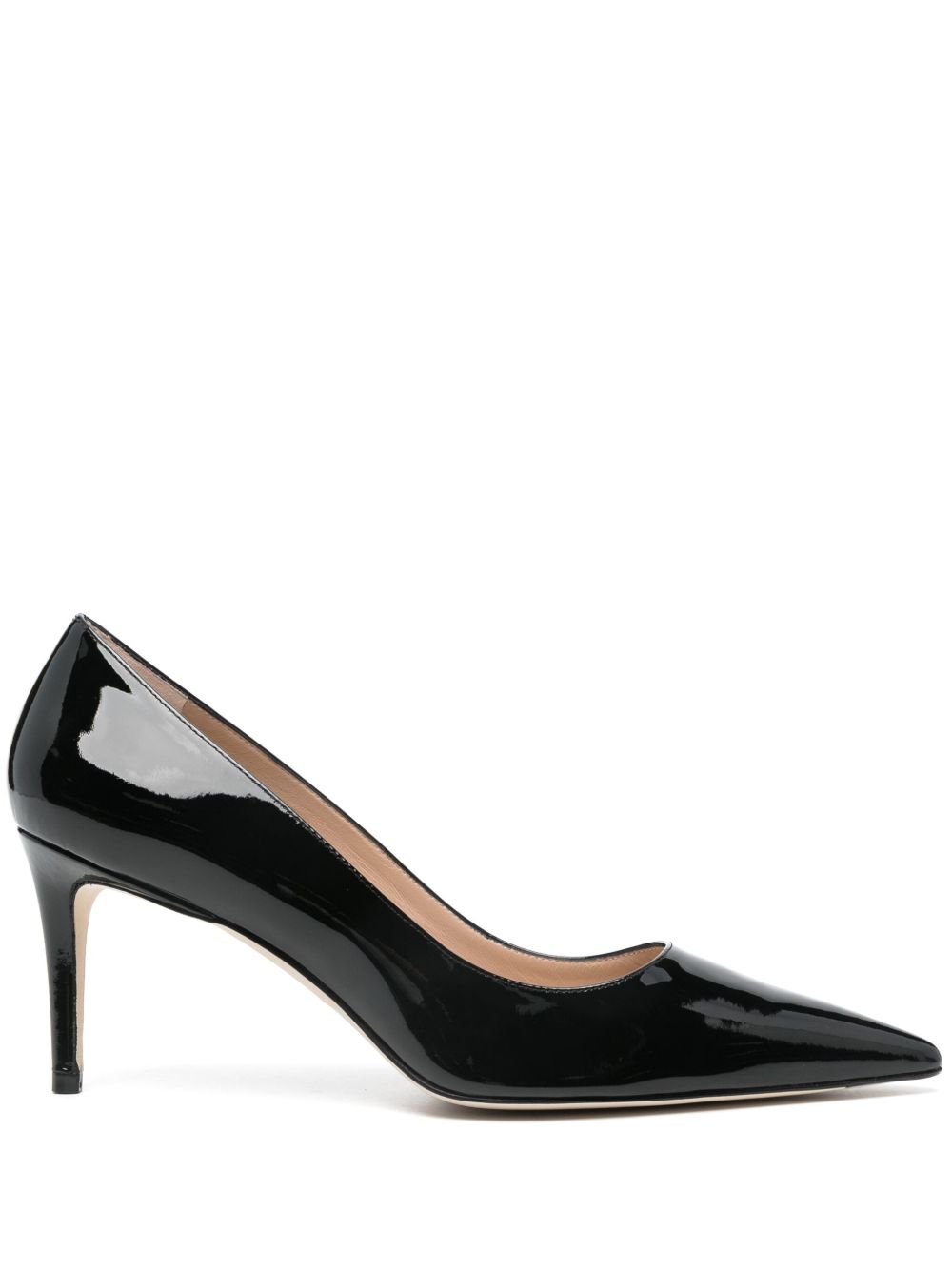 Stuart Weitzman Stuart 皮质高跟鞋 - 黑色