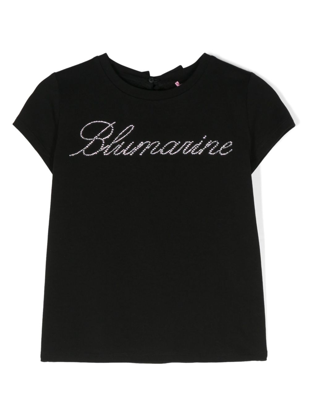 Miss Blumarine 水钻缀饰T恤 - 黑色