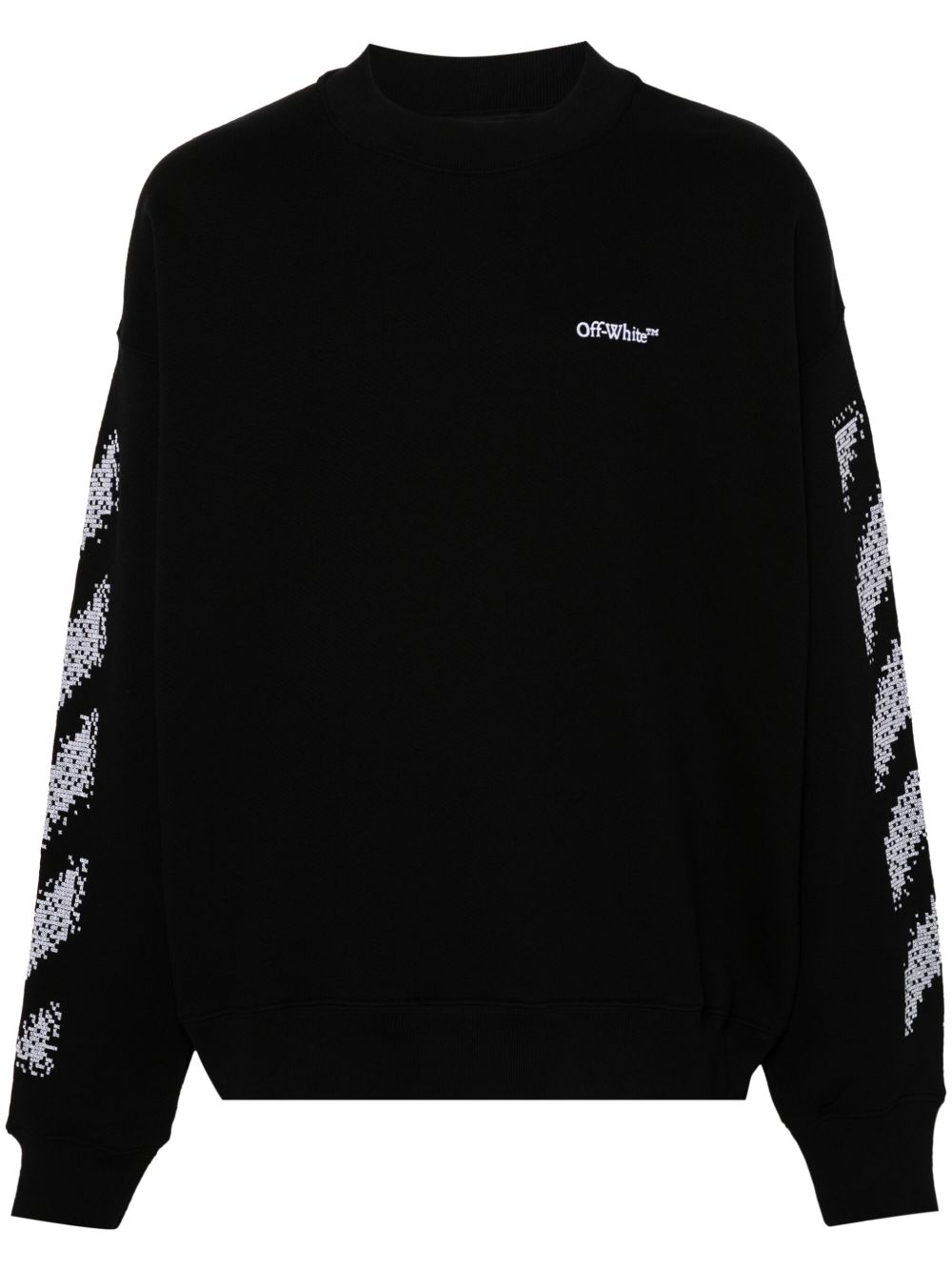 Off-White Pixel Diag 卫衣 - 黑色