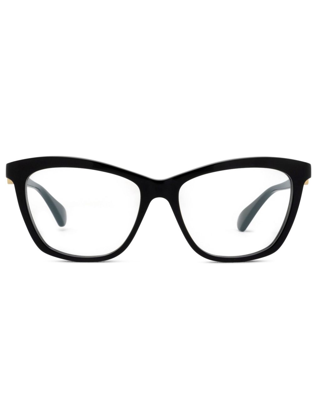 Cartier Eyewear logo标牌眼镜 - 黑色