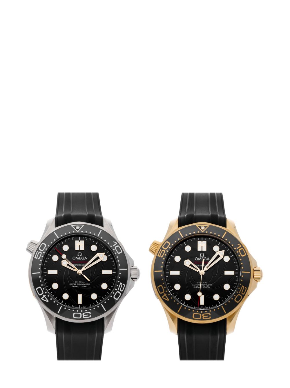 OMEGA Seamaster Diver James Bond Limited Edition 42毫米腕表（两件装，典藏款） - 黑色
