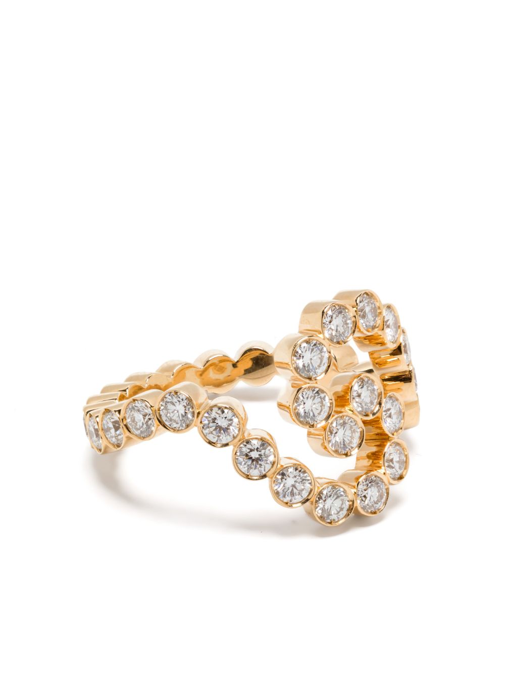 Sophie Bille Brahe 18K环保再生黄金 Gaia Diamant 戒指 - 金色