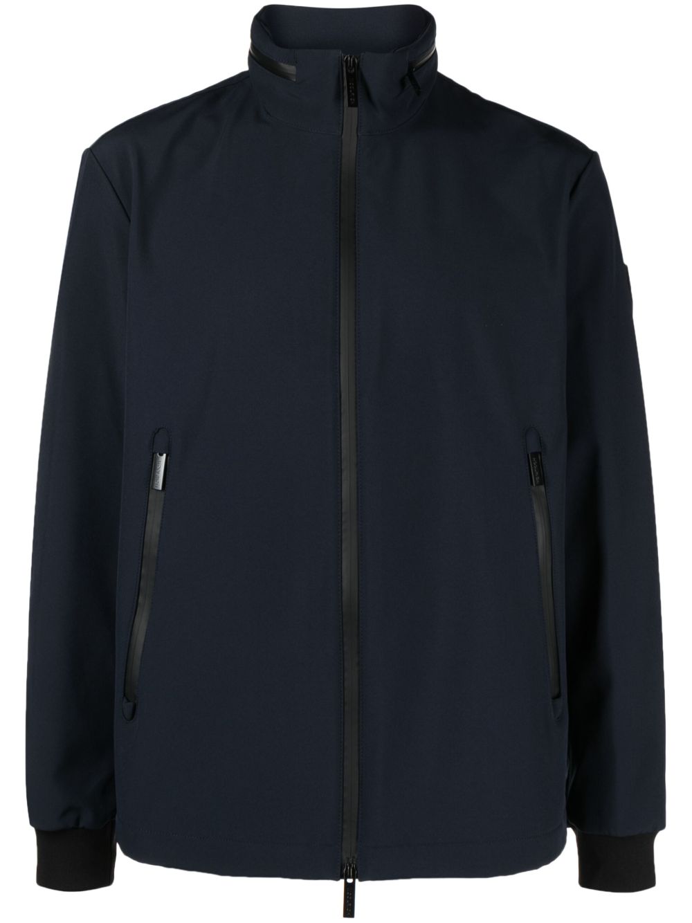 Woolrich 高领拉链夹克 - 蓝色