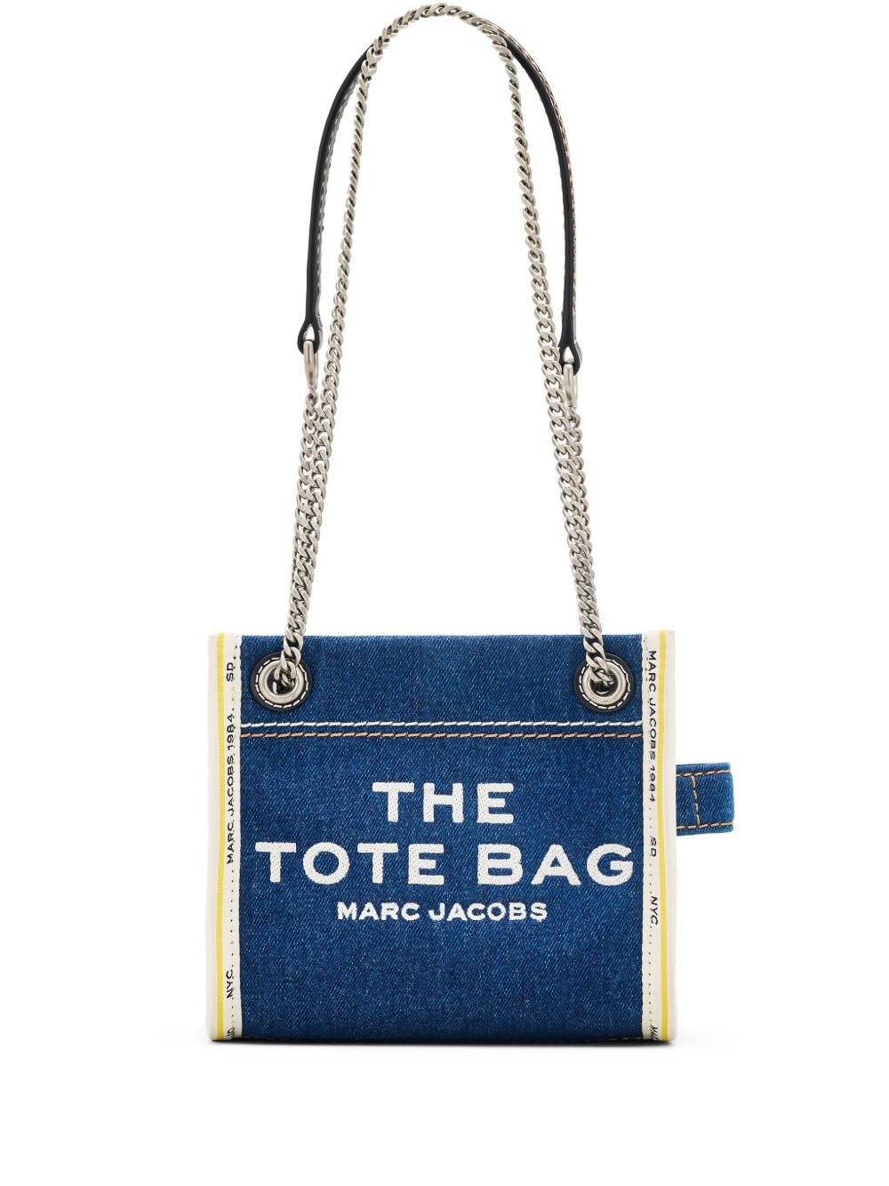Marc Jacobs The Denim Chain 斜挎手提包 - 蓝色