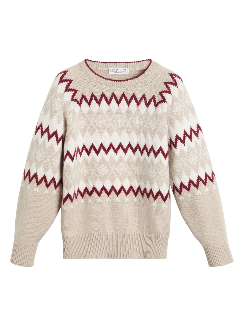 Brunello Cucinelli Kids 羊绒毛衣 - 中性色