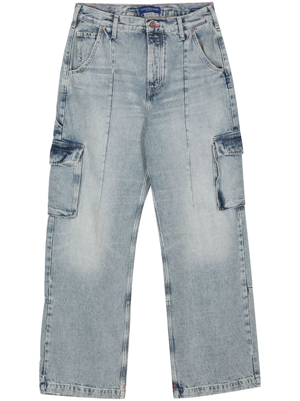 Scotch & Soda 直筒牛仔裤 - 蓝色