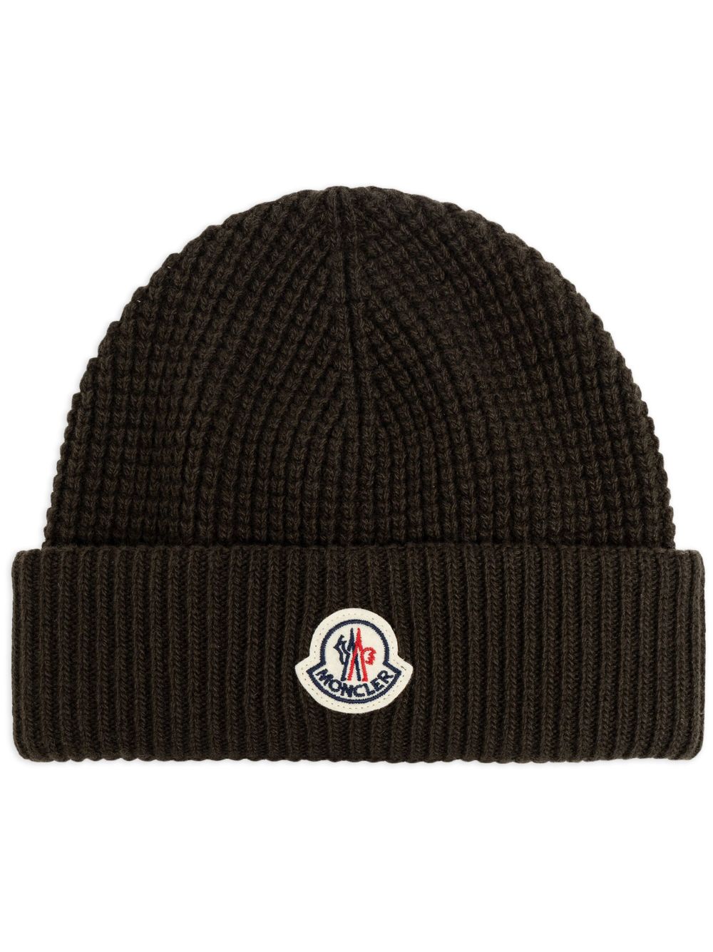 Moncler 标贴套头帽 - 绿色