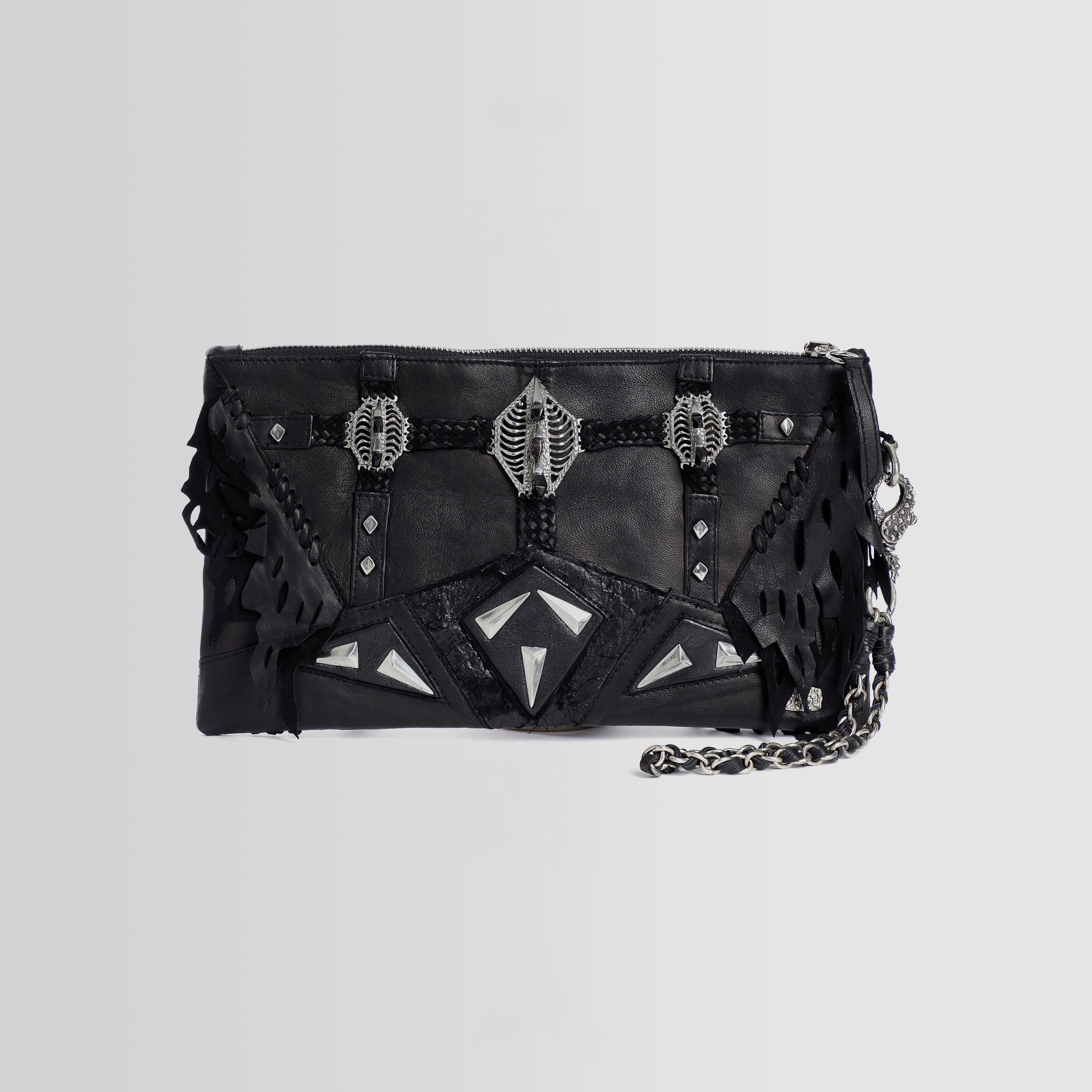 KD2024 UNISEX BLACK CLUTCHES & POUCHES