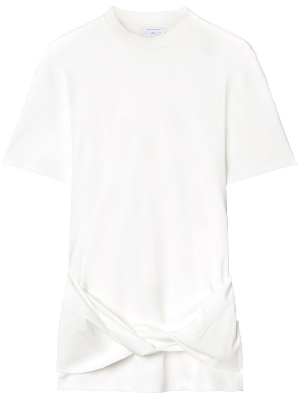 Off-White Arrow Twisted T-Shirt 连衣裙 - 白色