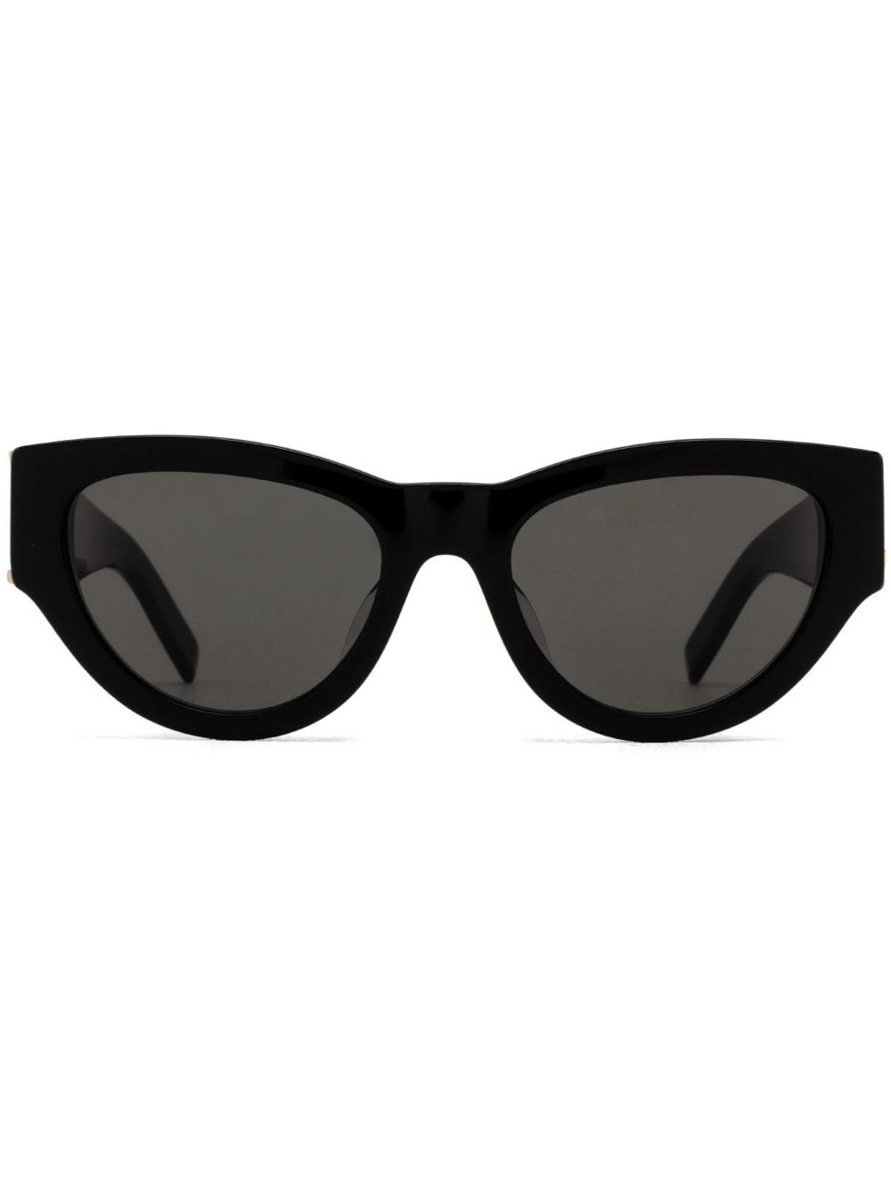 Saint Laurent Eyewear 圆框太阳眼镜 - 黑色