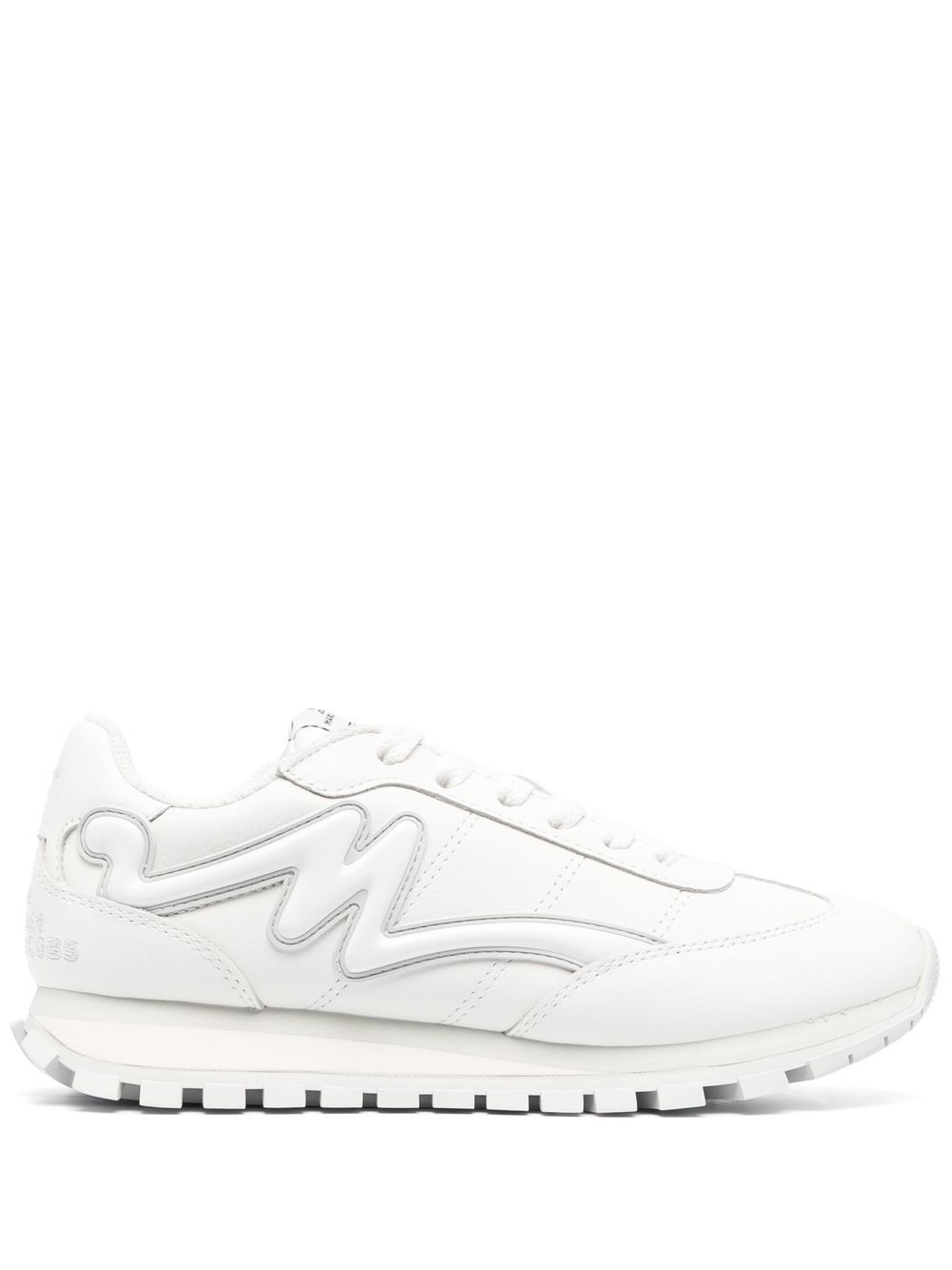 Marc Jacobs The Jogger 皮质运动鞋 - 白色