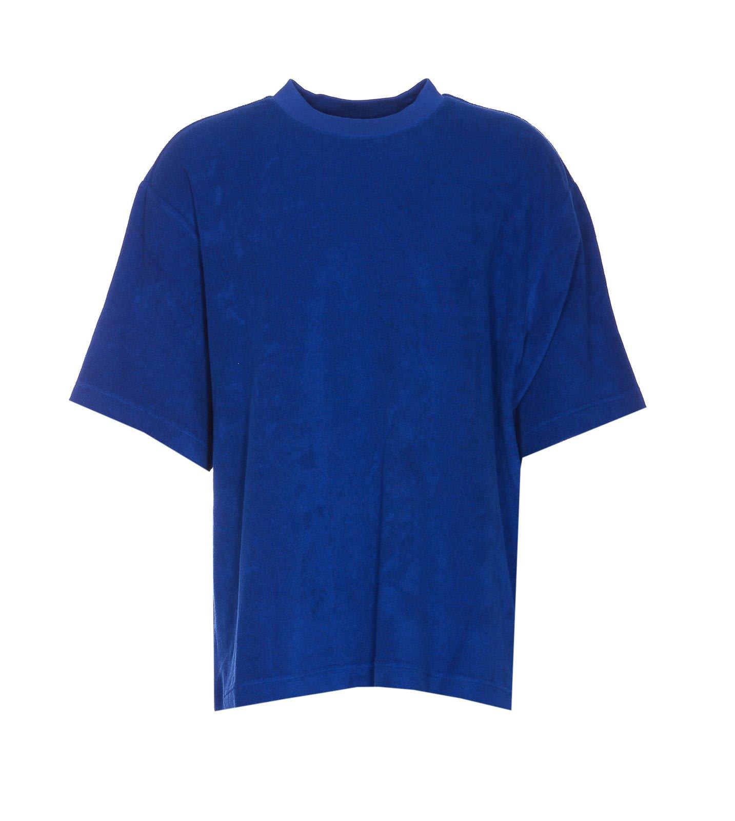 Burberry Ekd-motif Crewneck Towelling T-shirt