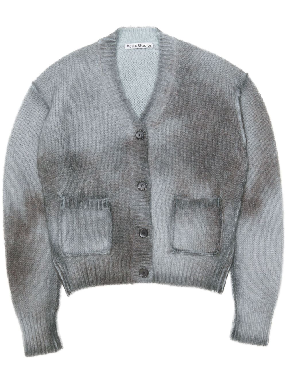 Acne Studios V领开衫 - 灰色
