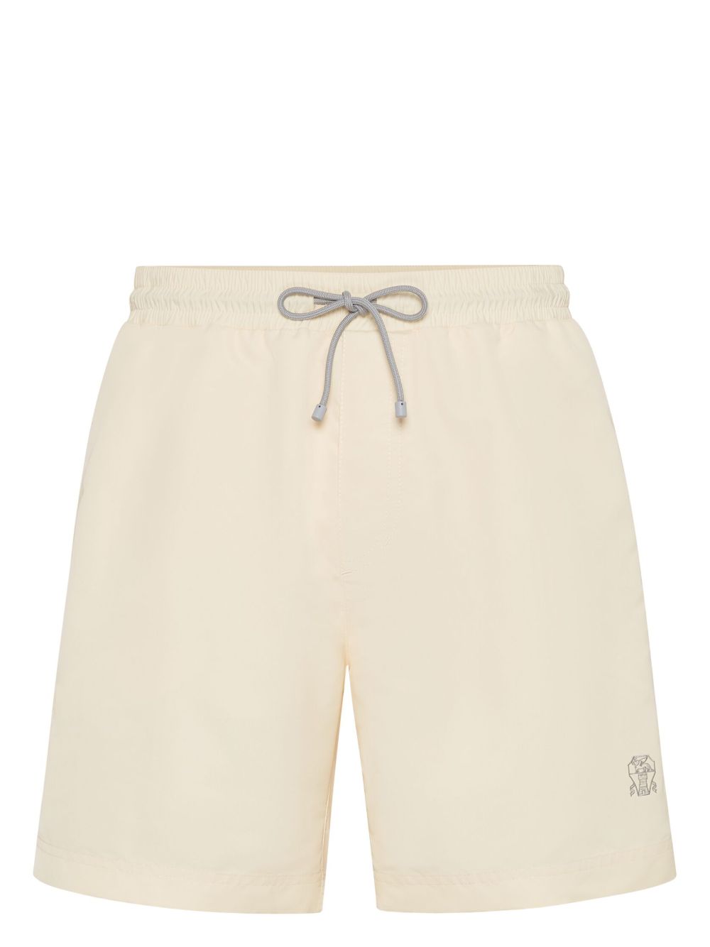 Brunello Cucinelli logo印花泳裤 - 中性色