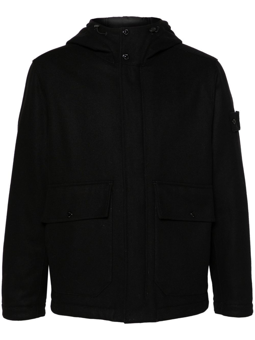 Stone Island 罗盘徽章夹克 - 黑色