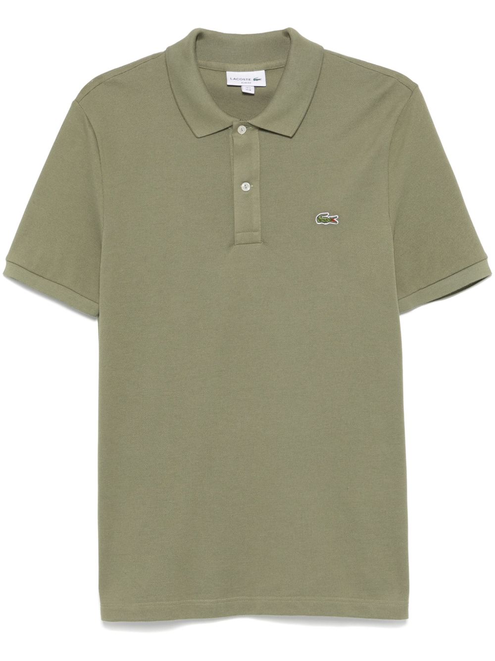 Lacoste logo刺绣polo衫 - 绿色
