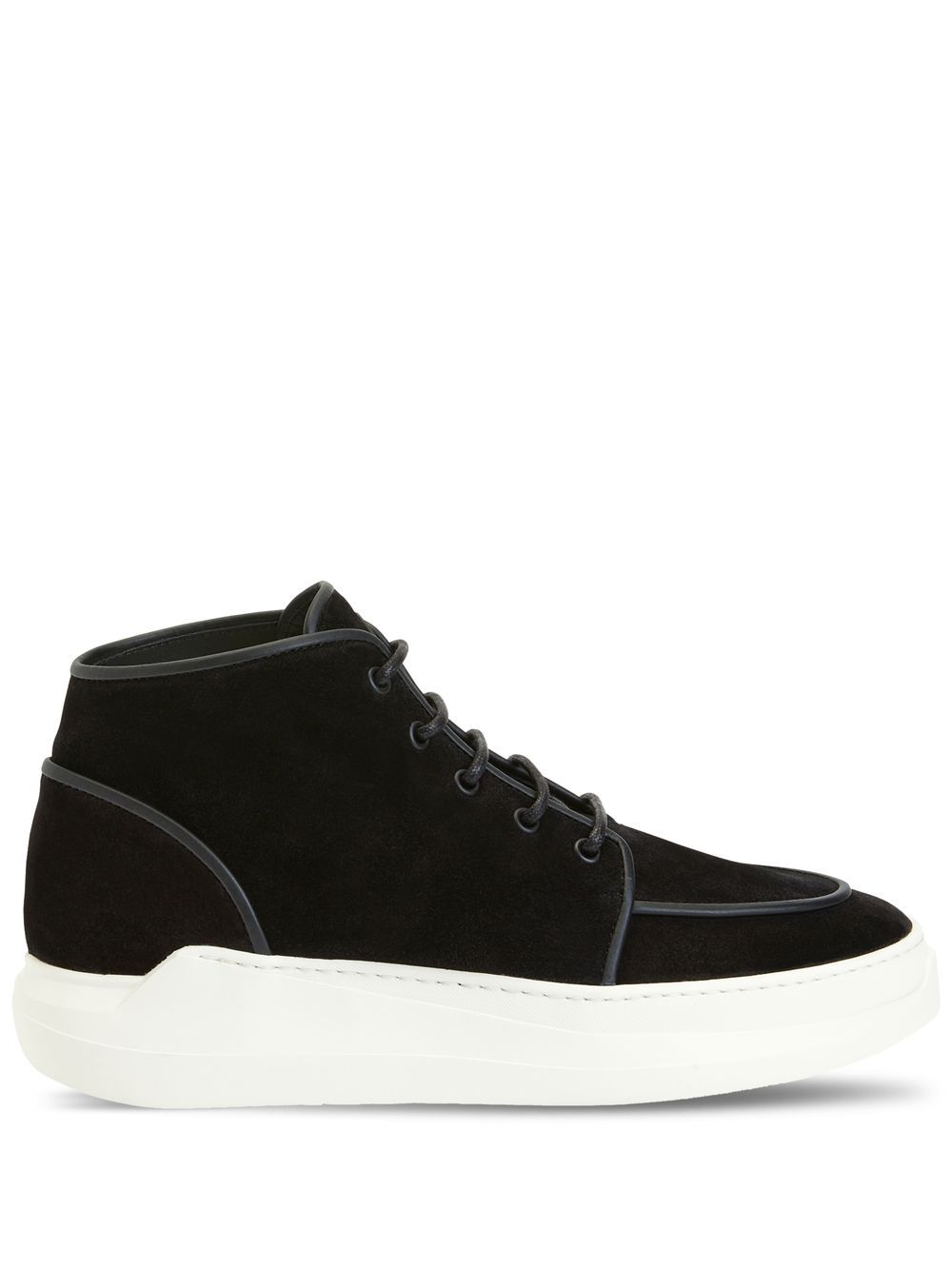Giuseppe Zanotti Bevel 中帮运动鞋 - 黑色
