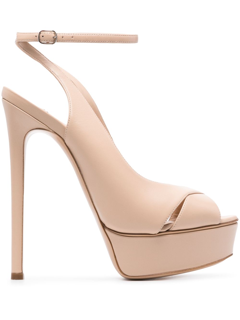 Casadei Floral Jolly 高跟鞋 - 中性色