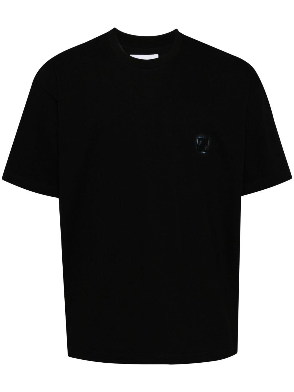 SOLID HOMME Bike Silhouette 图案T恤 - 黑色