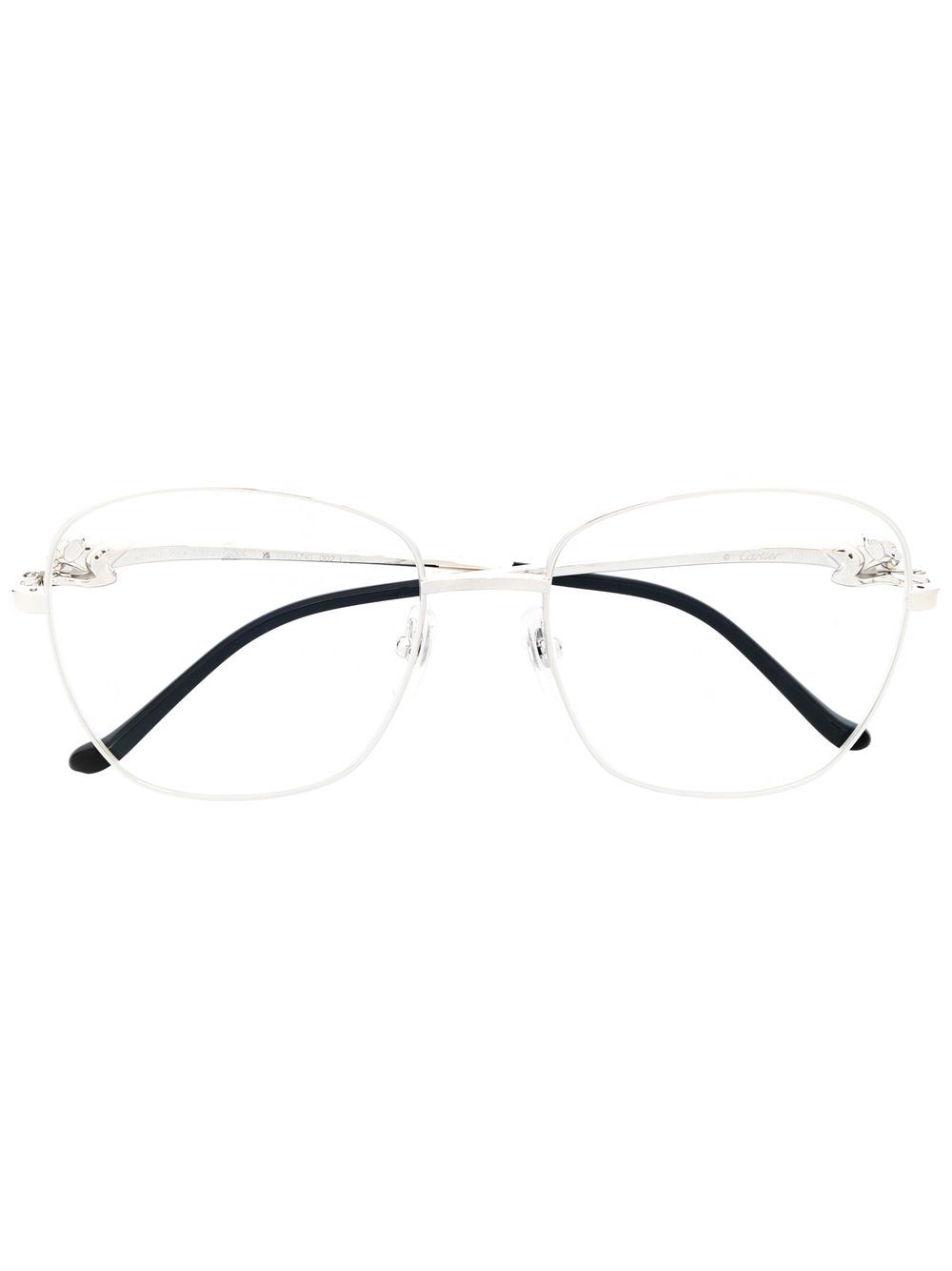 Cartier Eyewear 圆框眼镜 - 银色