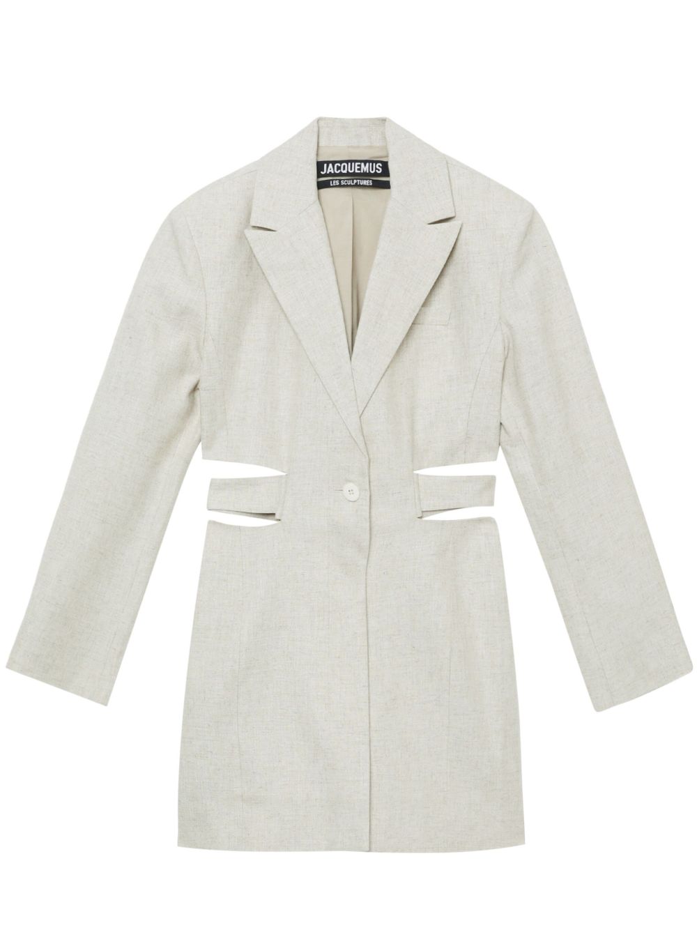 Jacquemus La Robe Bari 西装夹克式迷你连衣裙 - 中性色