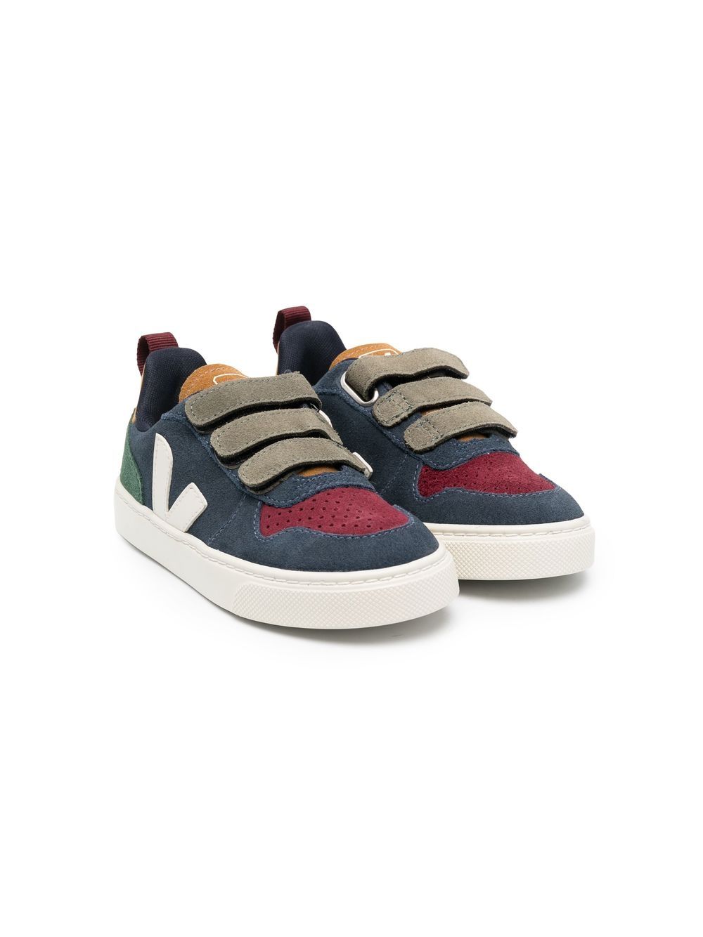 VEJA Kids V-10 低帮运动鞋 - 蓝色