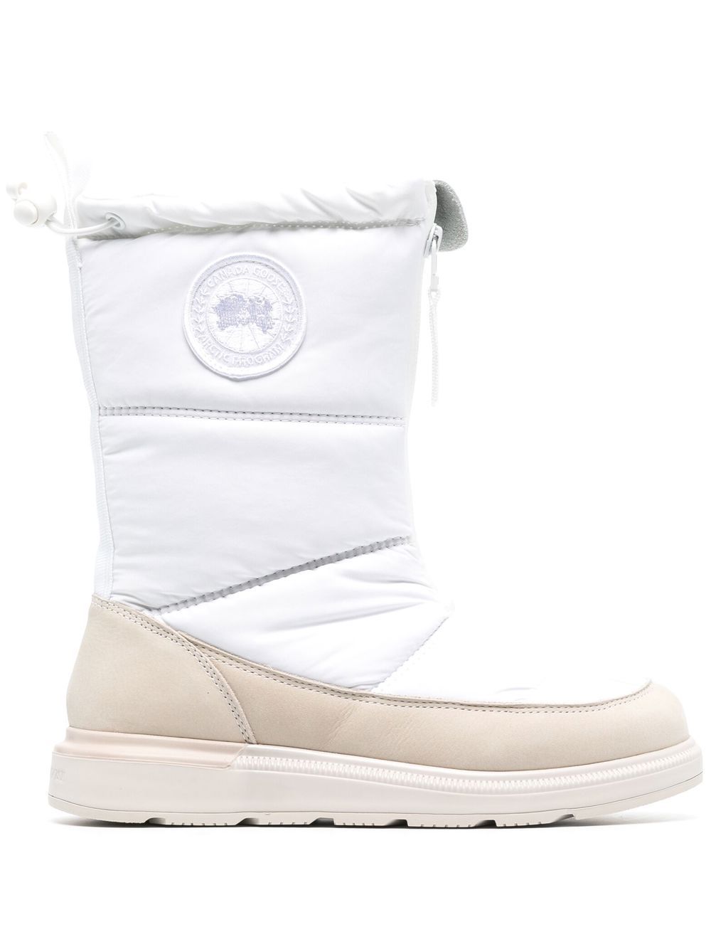 Canada Goose Cypress 翻褶蓬松短靴 - 白色