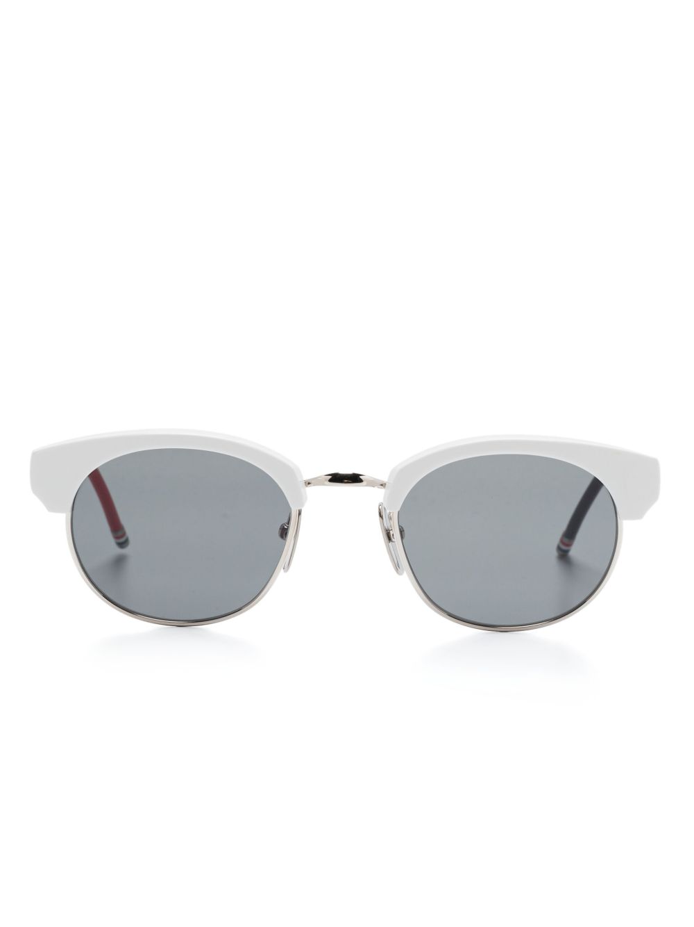 Thom Browne Eyewear Clubmaster 镜框太阳眼镜 - 黑色