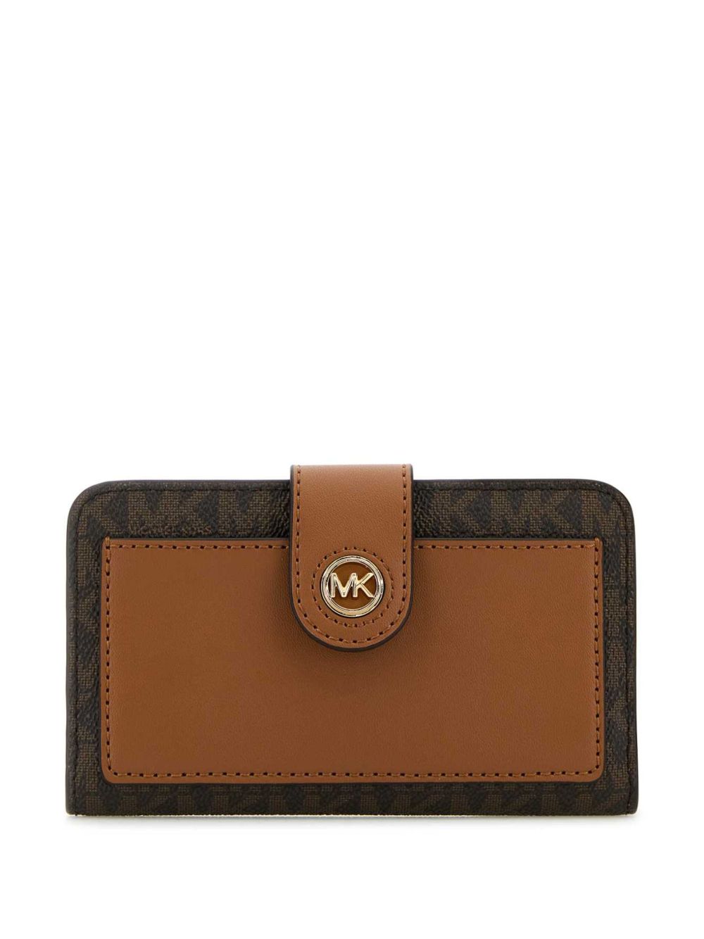 Michael Michael Kors 经典logo钱包 - 褐色
