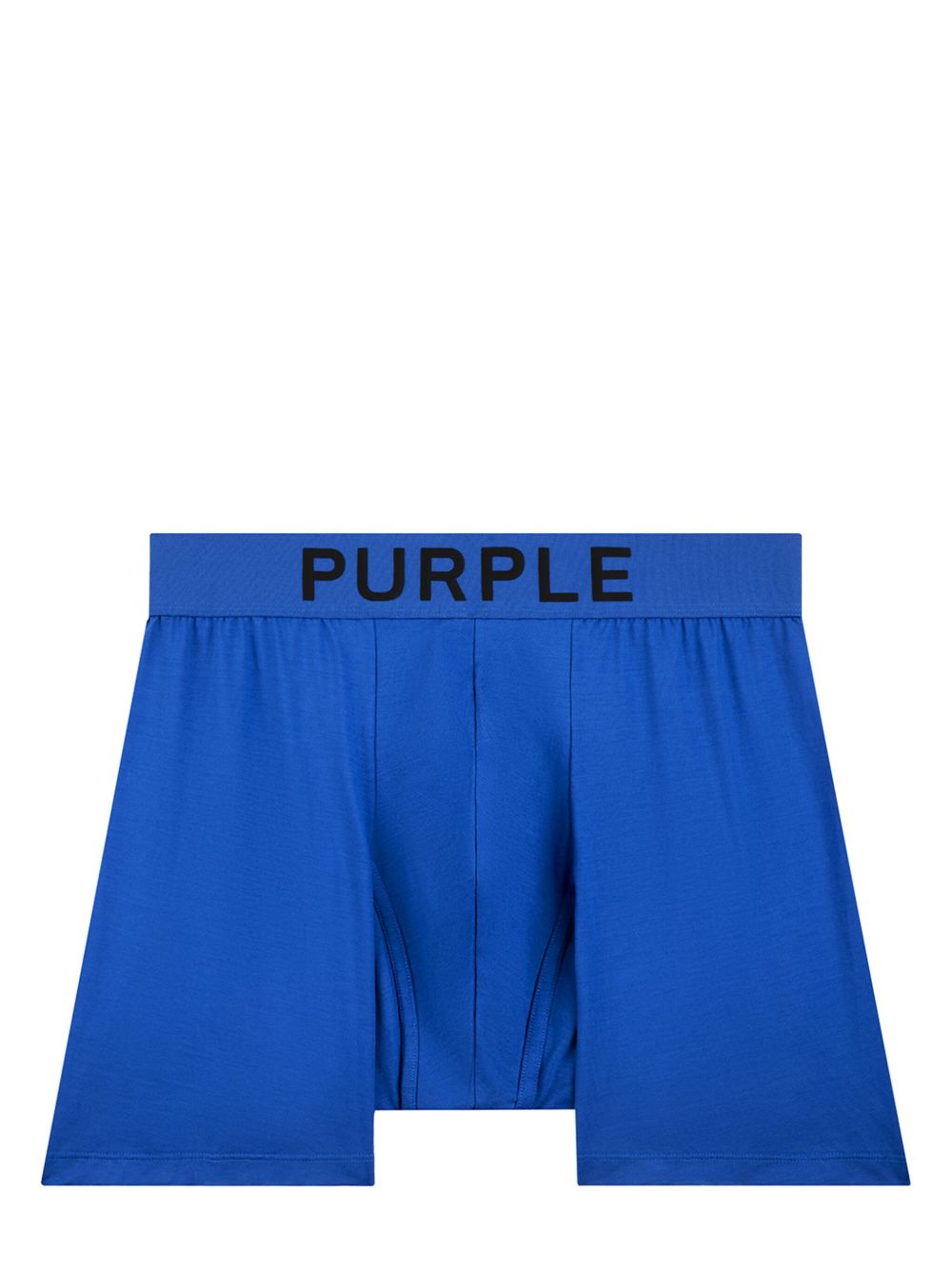 Purple Brand logo腰边棉四角裤 - 蓝色