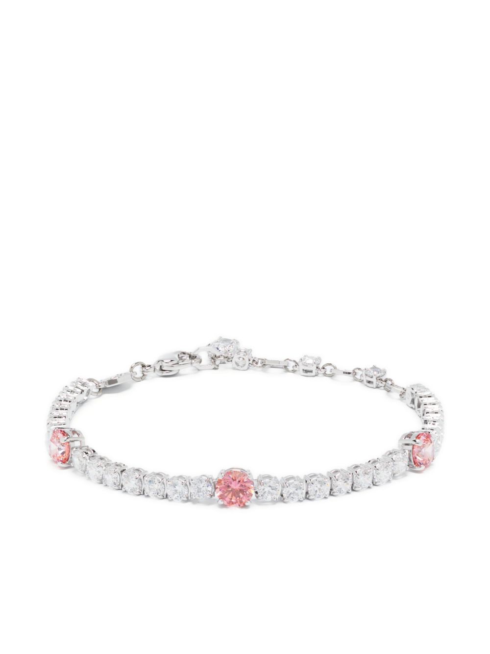 Swarovski Matrix Tennis 手链 - 银色