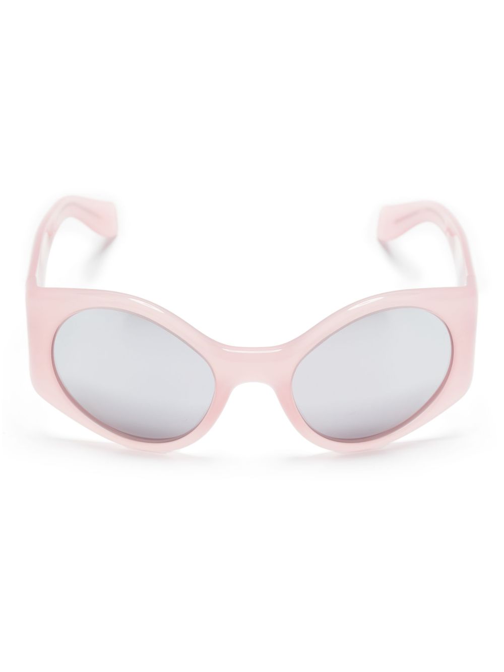 Palm Angels Eyewear Ennis 圆框有色镜片太阳眼镜 - 粉色