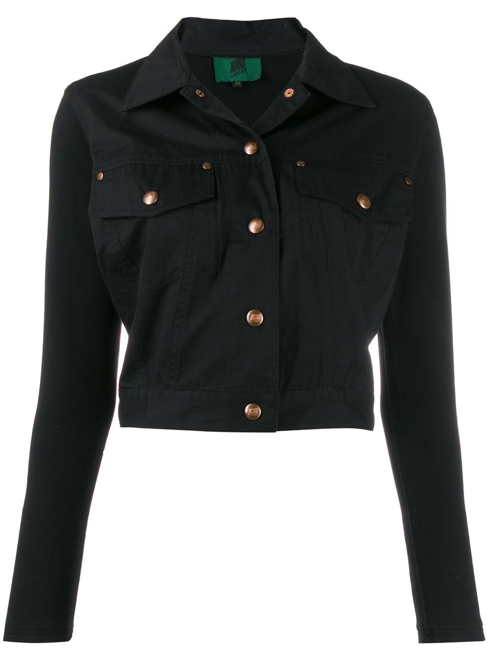 Jean Paul Gaultier Pre-Owned 短款夹克 - 黑色