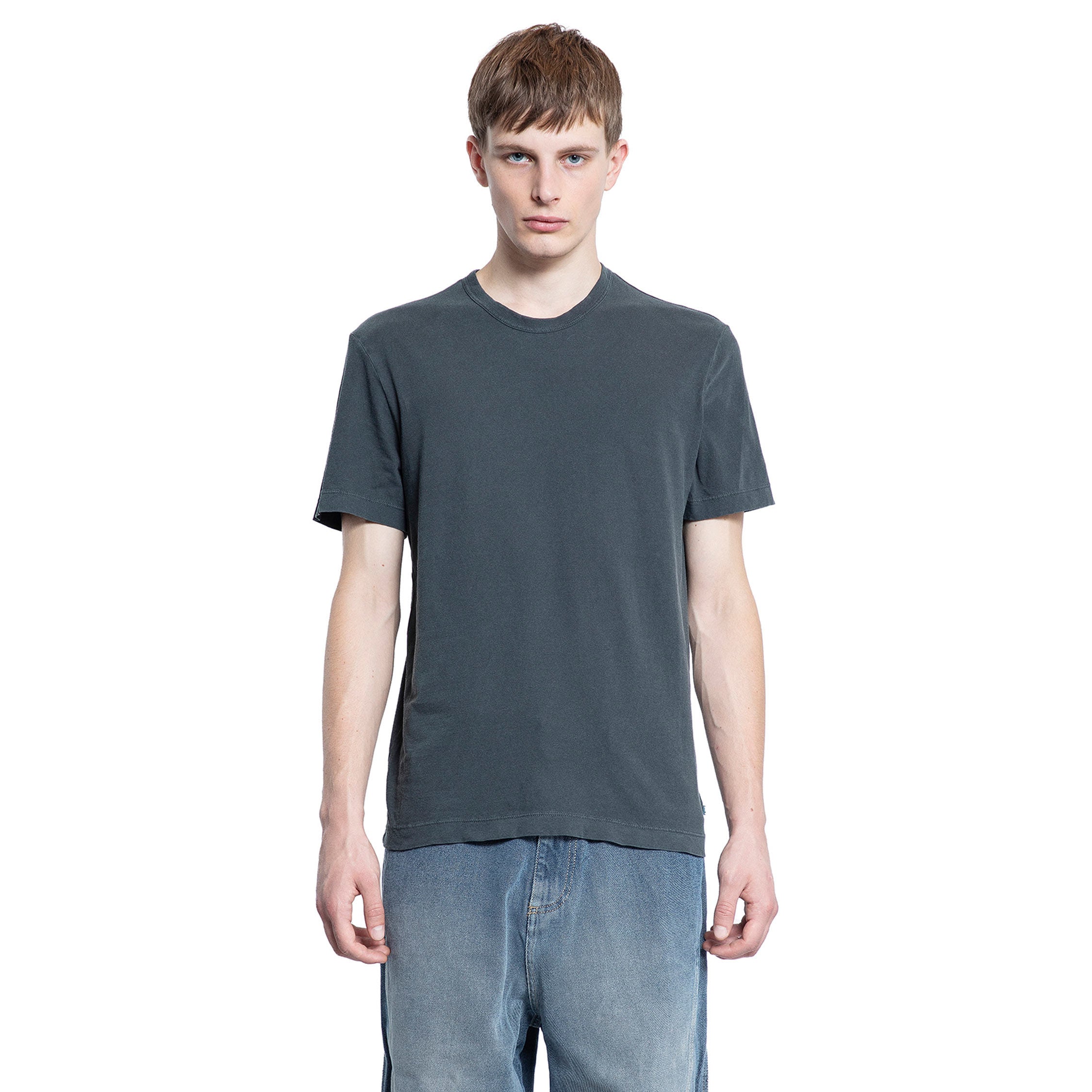 JAMES PERSE MAN GREY T-SHIRTS & TANK TOPS