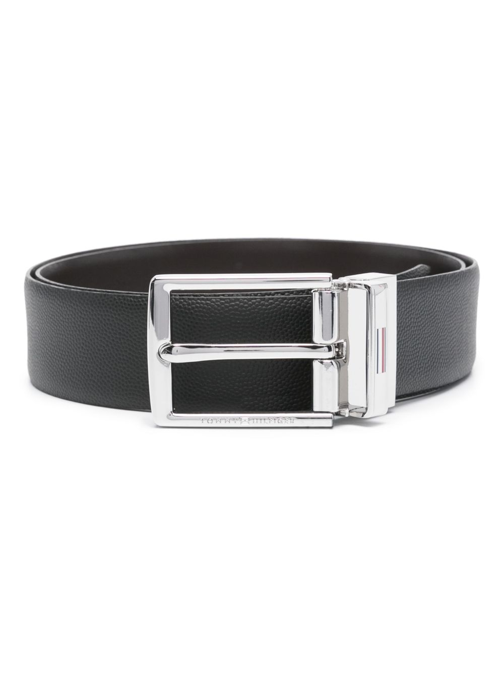 Tommy Hilfiger Business 3.5 皮质腰带 - 黑色
