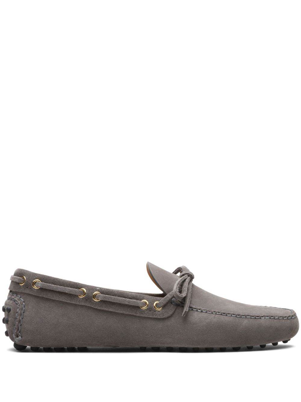 Car Shoe 绒面皮乐福鞋 - 灰色