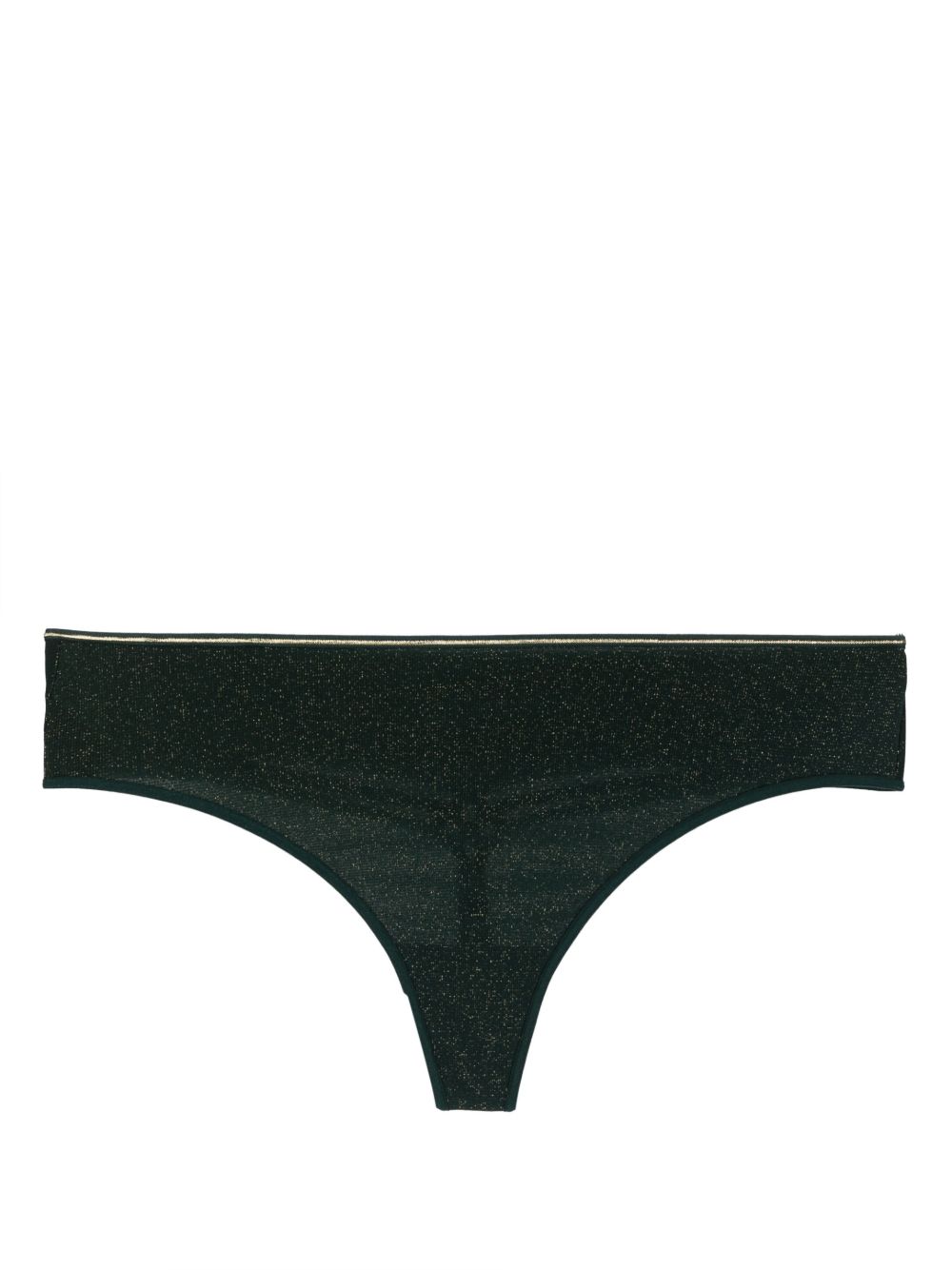 Marlies Dekkers Dame De Paris 金葱丁字裤 - 绿色