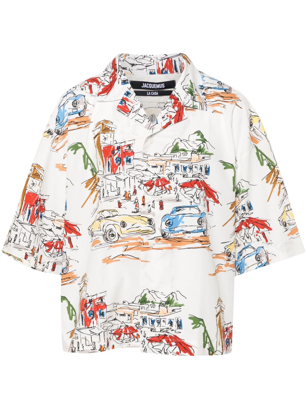 Jacquemus La Chemise Casaco 棉衬衫 - 白色