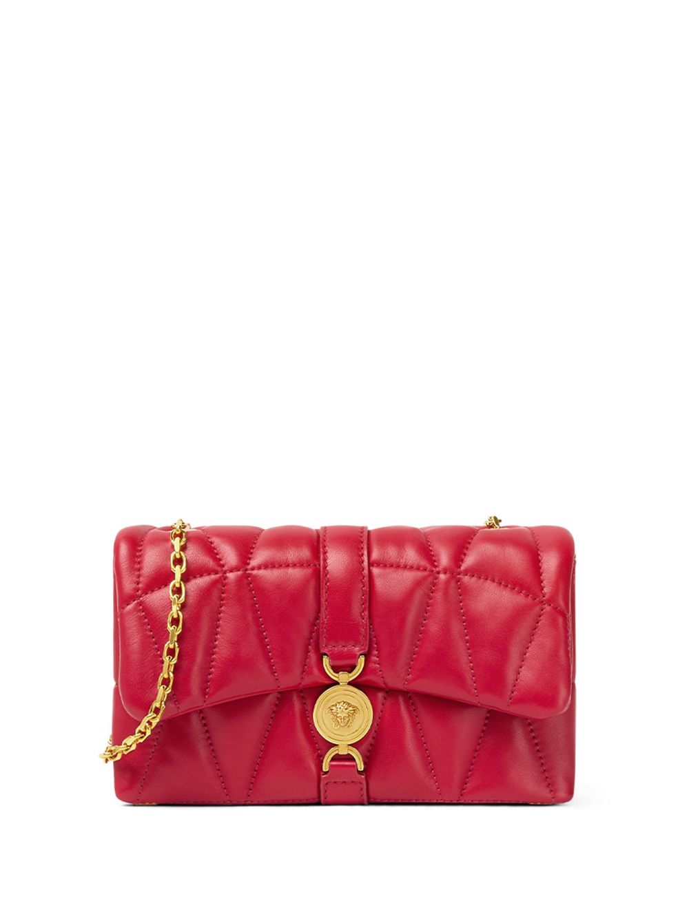 Versace Kleio 绗缝斜挎包 - 红色