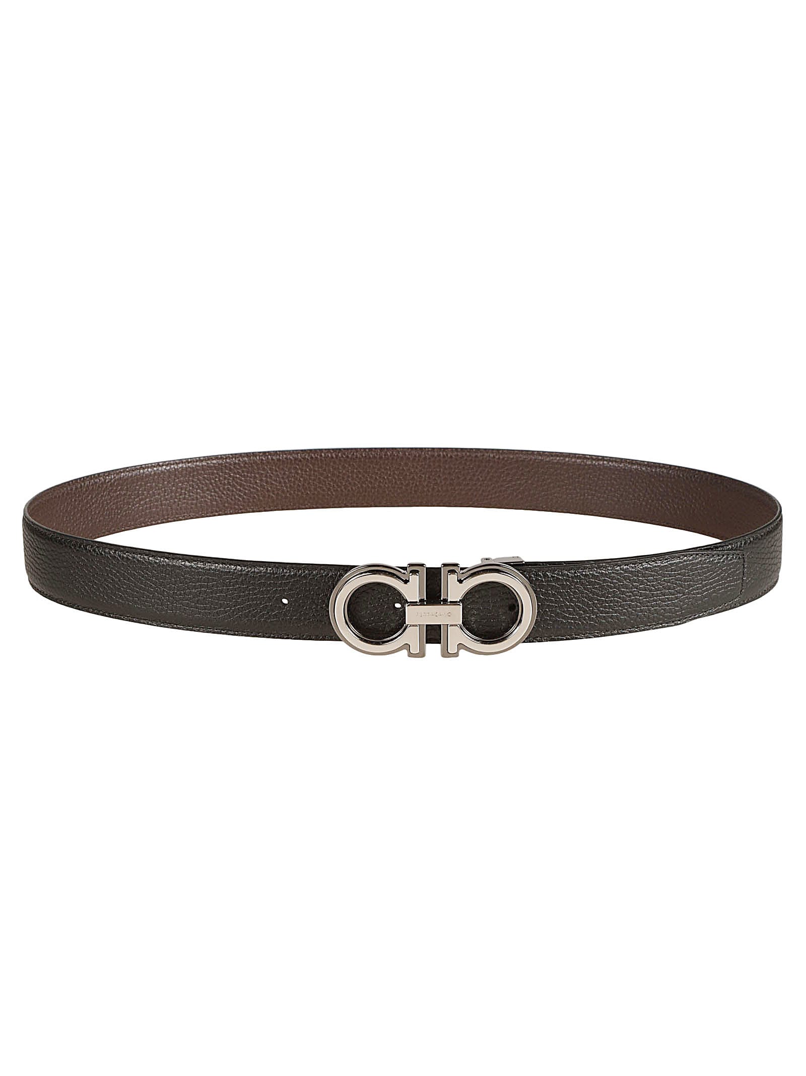 Ferragamo Double Logo Buckle Belt