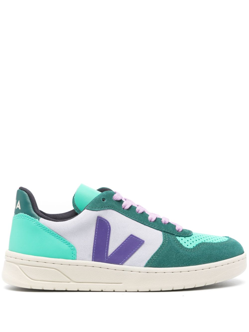VEJA V-10 板鞋 - 绿色