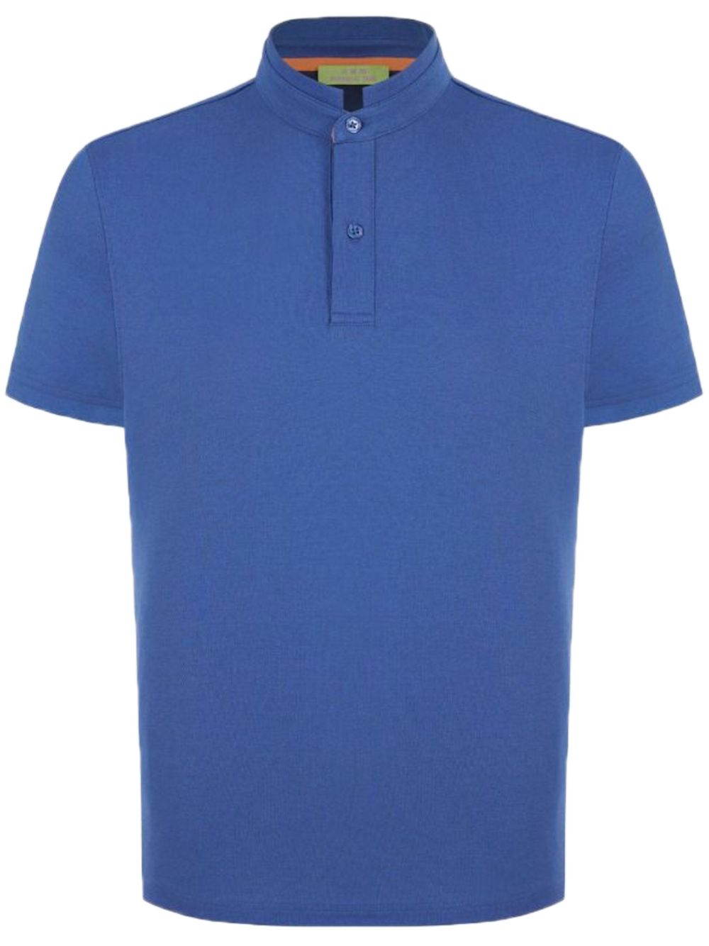 Shanghai Tang logo刺绣polo衫 - 蓝色