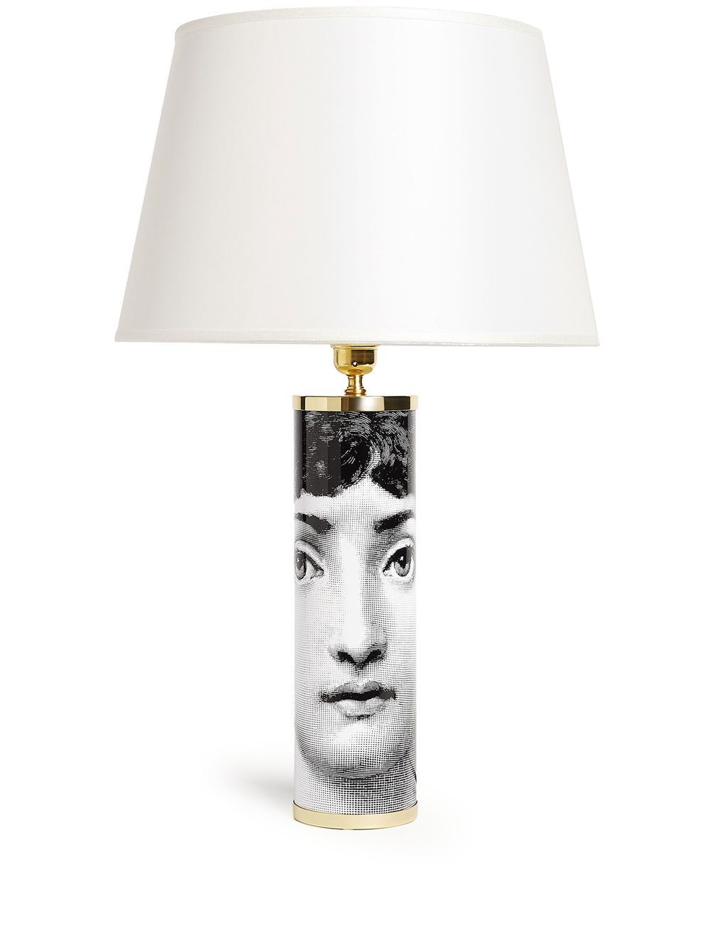 Fornasetti 锥形棉灯罩 - 白色