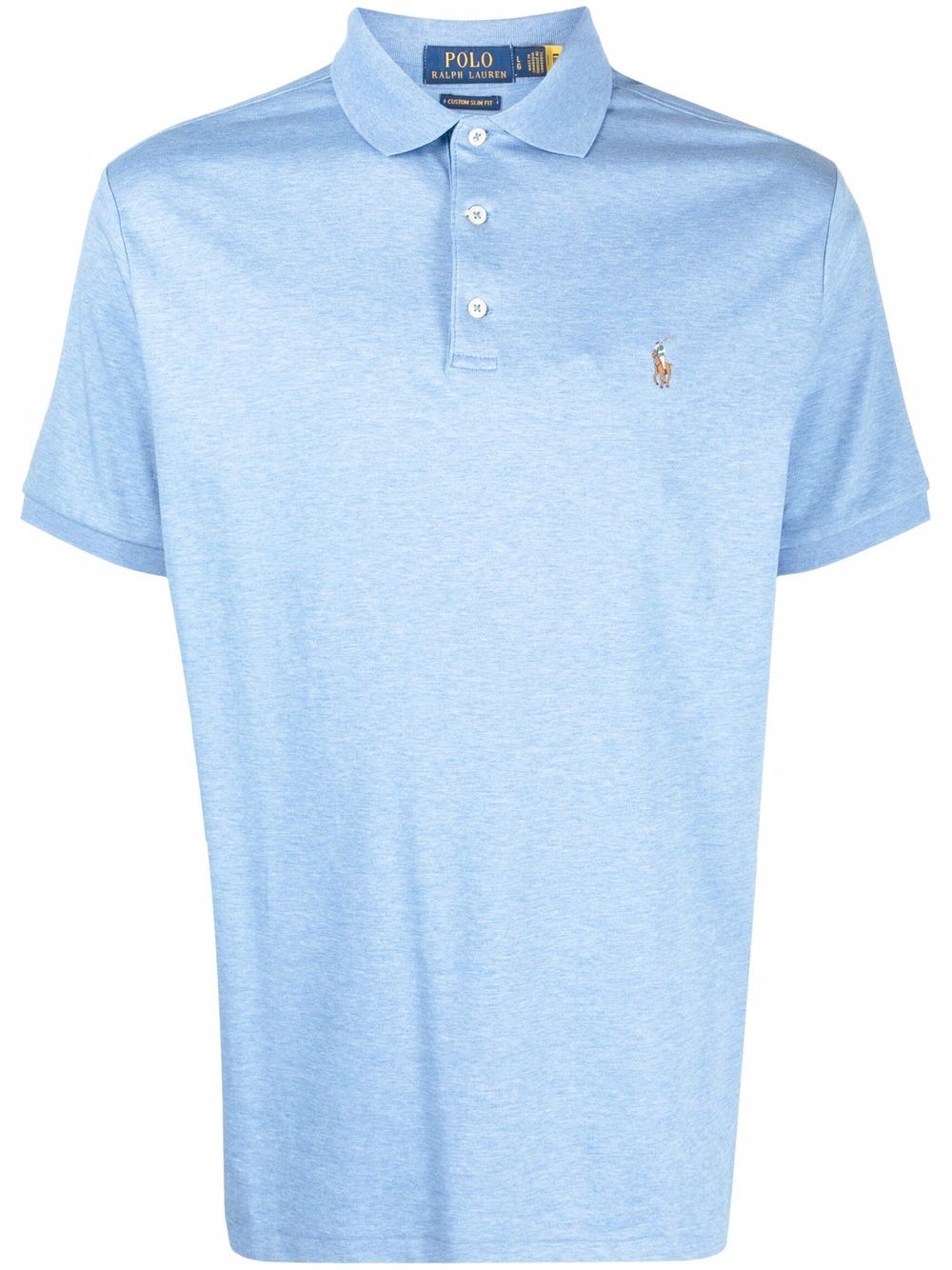 Polo Ralph Lauren logo刺绣polo衫 - 蓝色