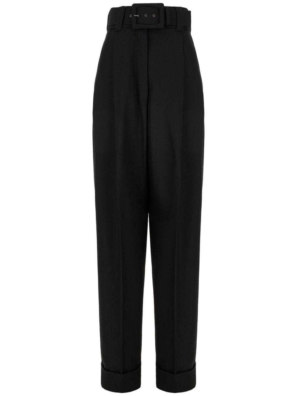 Max Mara 羊毛长裤 - 黑色